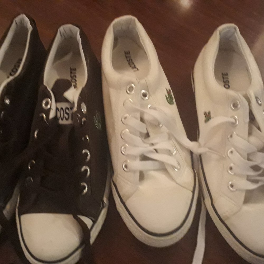 Lacoste Womens Tennis Leather Sneakers Size 8.5